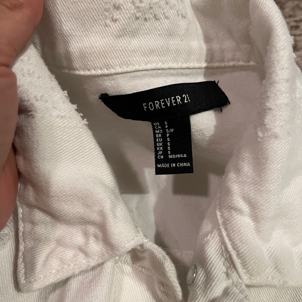 Forever 21 Classic White Jacket - image 1
